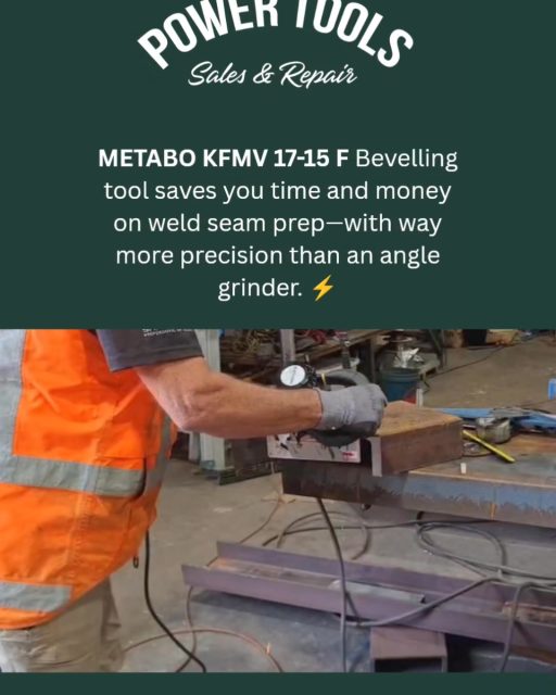 Save TIME and MONEY - now you can really mean it when you say you're living the dream.

Heavy-duty metal bevelling tool for weld seam prep ⚙️

· Up to 15 mm chamfer height
· Tool-free depth & angle adjustment
· Universal milling head with carbide inserts
· Smooth guiding on edges & pipes
· Marathon motor with dust protection ensuring long service life
· Variable speed, overload protection, safe & slim design

Smart storage in metaBOX included.

#WeldPrep #Metalworking #BevellingTool #Metabo #therightgear