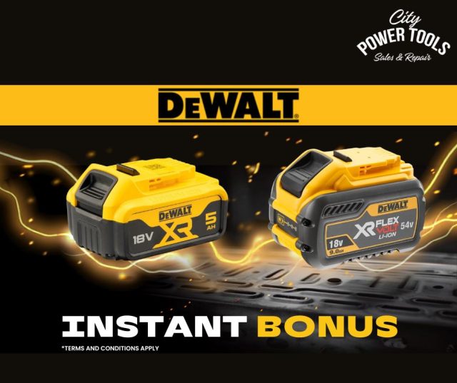 No socks. No ties. Just tools. 

Struggling with what to get Dad this Father's Day? We've got you covered.

For a limited time, build the ultimate starter pack with an instant in-store bonus across a targeted selection of DEWALT's premium 18V XR and 54V XR FLEXVOLT tools.

⚡ 18V XR STARTER PACK
Buy a select 18V XR tool → Get a FREE 18V XR 5.0Ah battery + multi-voltage charger.

⚡ 54V XR FLEXVOLT STARTER PACK
Buy a select 54V XR FLEXVOLT tool → Get a FREE 54V XR FLEXVOLT battery + fast charger.

Don't miss this incredible opportunity to start or expand his collection with the tools he actually wants.

Promo Dates: 10th August – 21st September 2026

#FathersDay2026 #DeWalt #ToolGift #DIYDad #HomeImprovement #DeWaltStarterPack #GiftIdeasForDad #FLEXVOLT #18VXR #Powertools #DadApproved