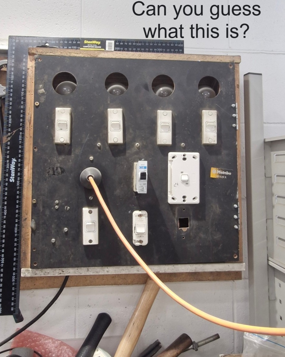 It takes years for any technician to collect their tools. Some are your bench-top staples, while others are acquired from different challenges. 

This here is an oldie but a goodie... but what is it?